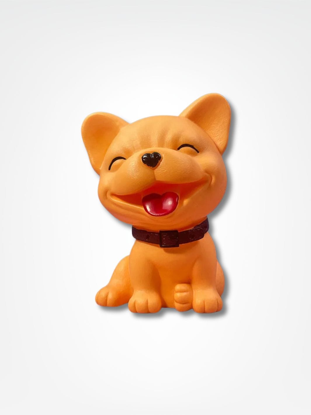Tirelire en forme de chien <br> Le petit toutou Bouledogue Français | Orange