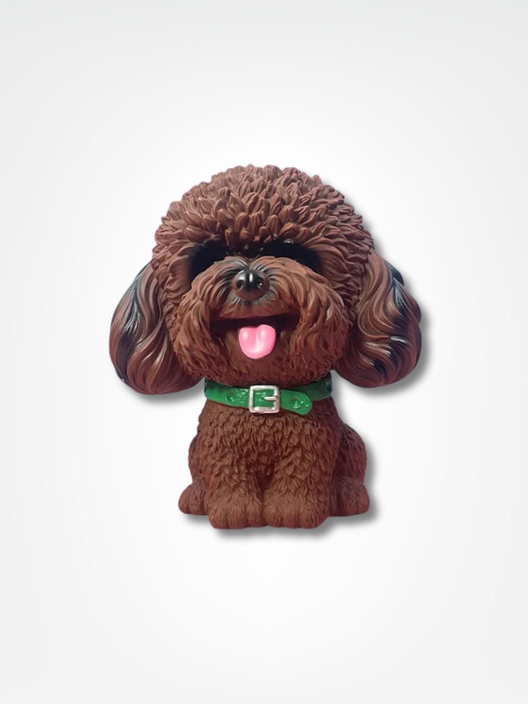 Tirelire en forme de chien <br> Le petit toutou Caniche | Marron