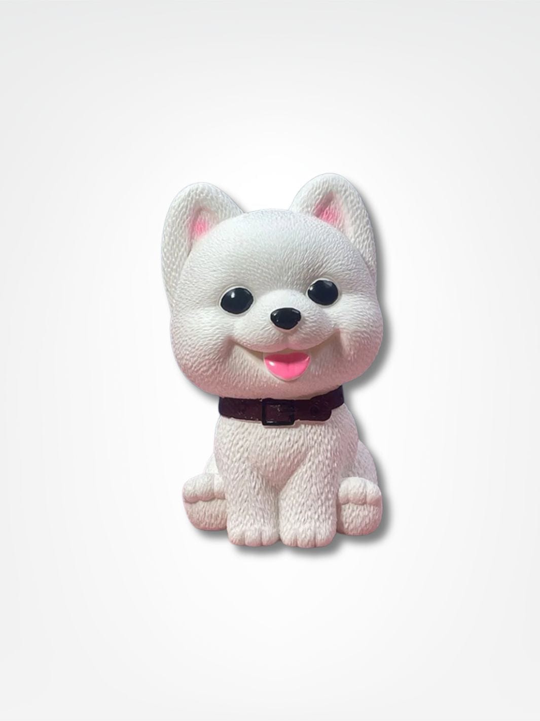 Tirelire en forme de chien <br> Le petit toutou Shiba | Blanc
