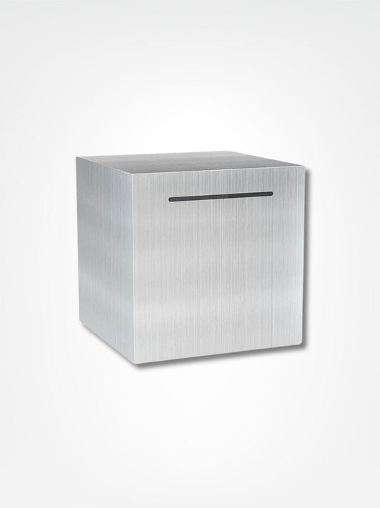 Tirelire en métal <br> Le cube incassable Métal / 12 x 12 x 12 cm