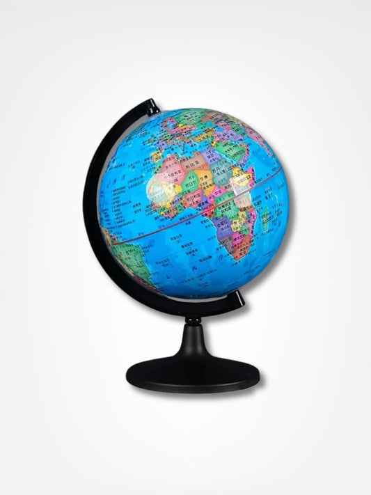 Tirelire globe terrestre <br> Économies du Monde Bleu