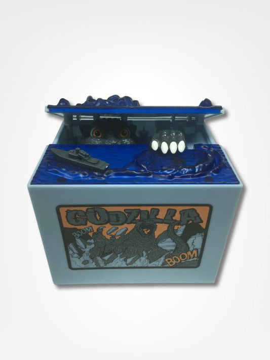 Tirelire godzilla <br> Le titan du coffre Bleu