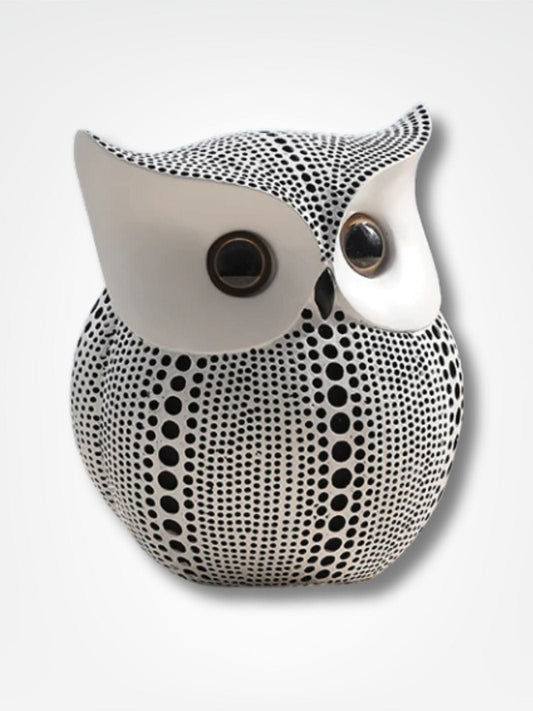 Tirelire hibou <br> Le trésor plumé
