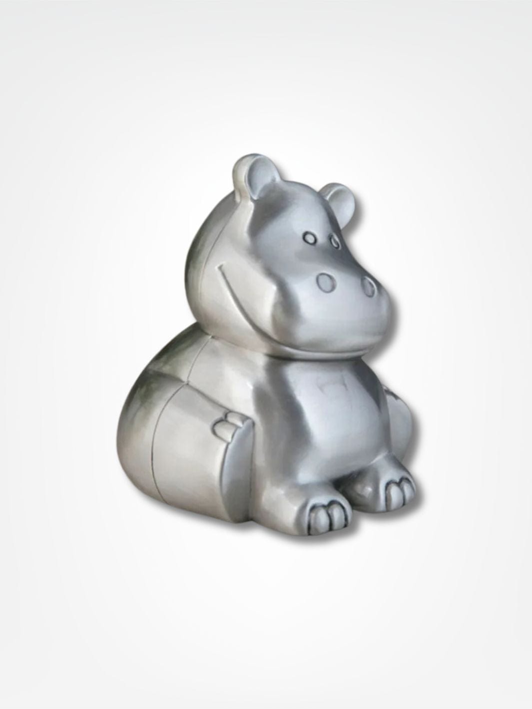 Tirelire hippopotame <br> Mon Petit Hippo Métal
