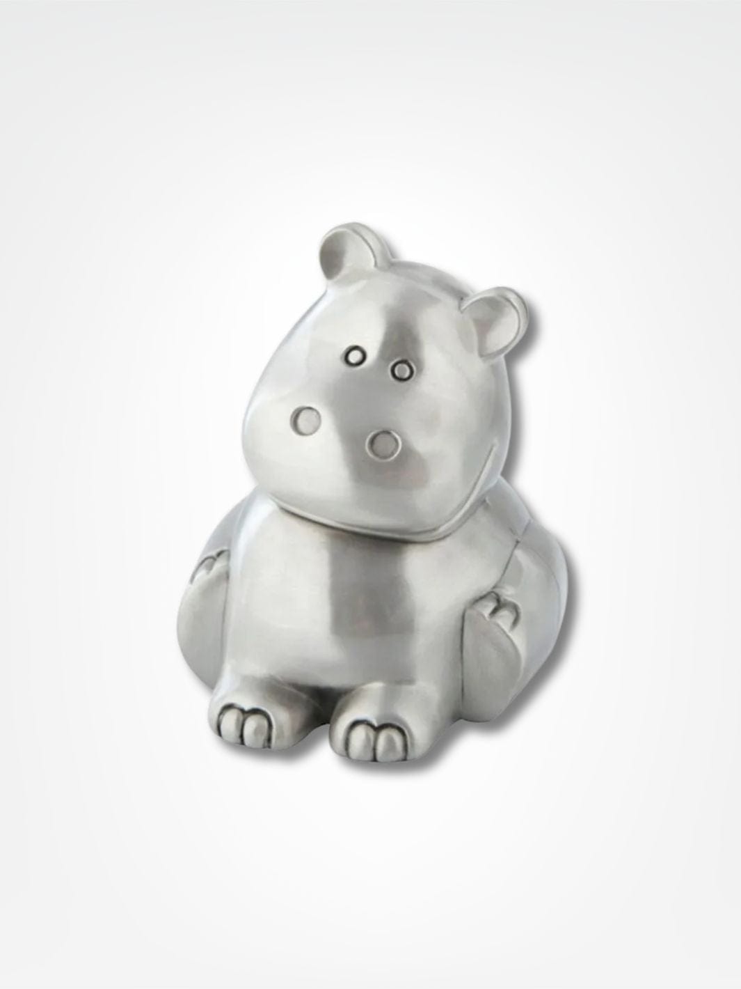 Tirelire hippopotame <br> Mon Petit Hippo Métal