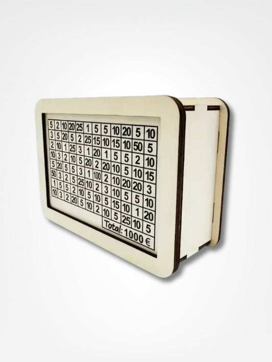 Tirelire japonaise 5000 <br> La kakebo blanche Bois blanc / 500 €