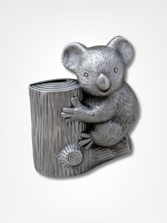 Tirelire koala <br> Le koala banquier Métal