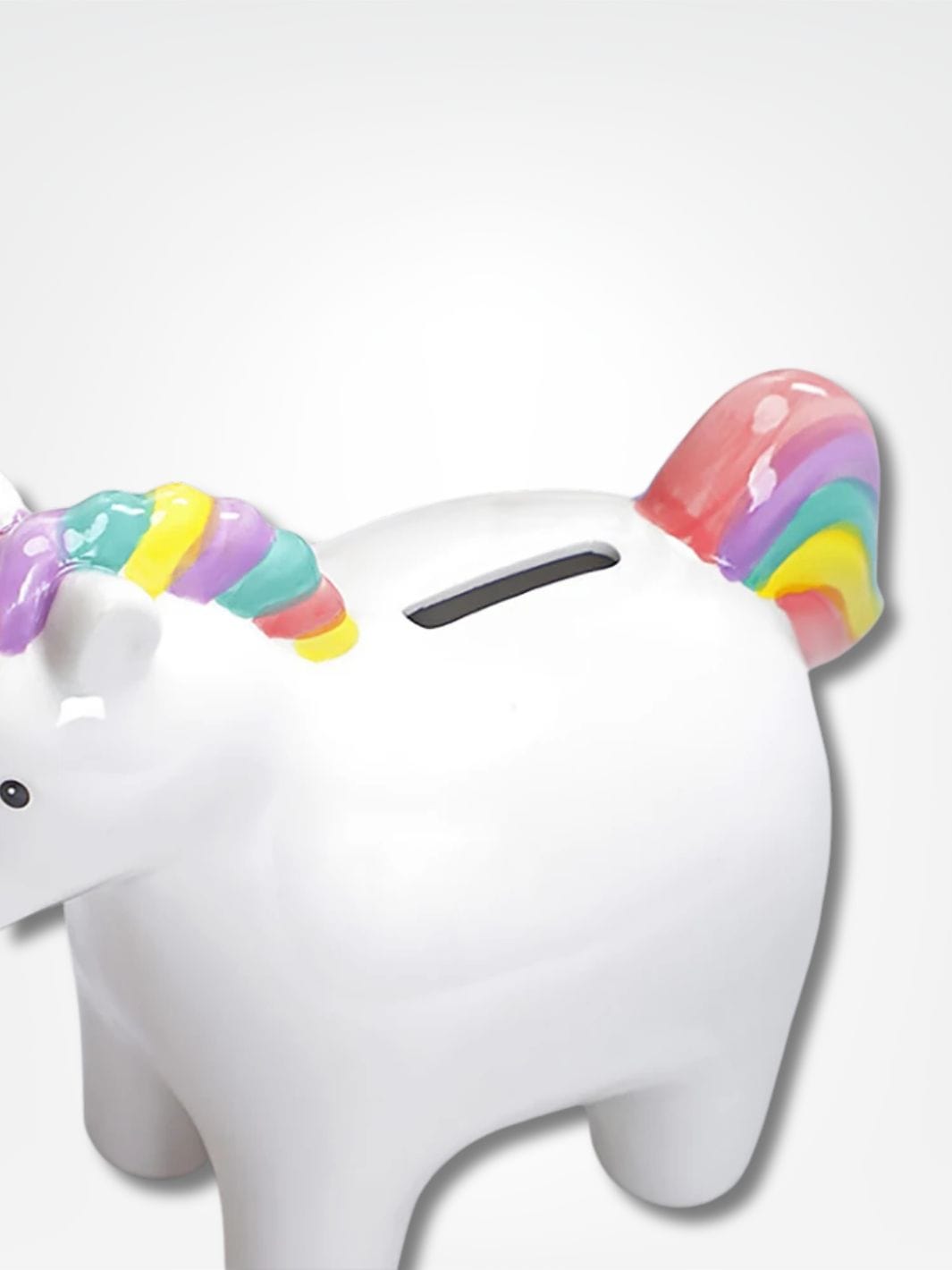 Tirelire licorne à peindre <br> Atelier Magique Blanc
