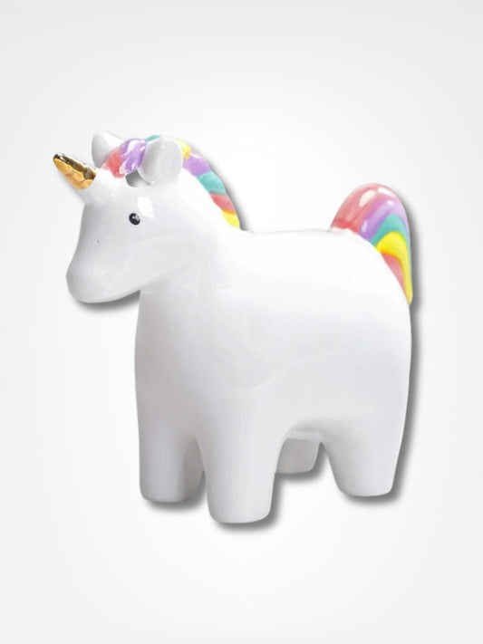 Tirelire licorne à peindre <br> Atelier Magique Blanc