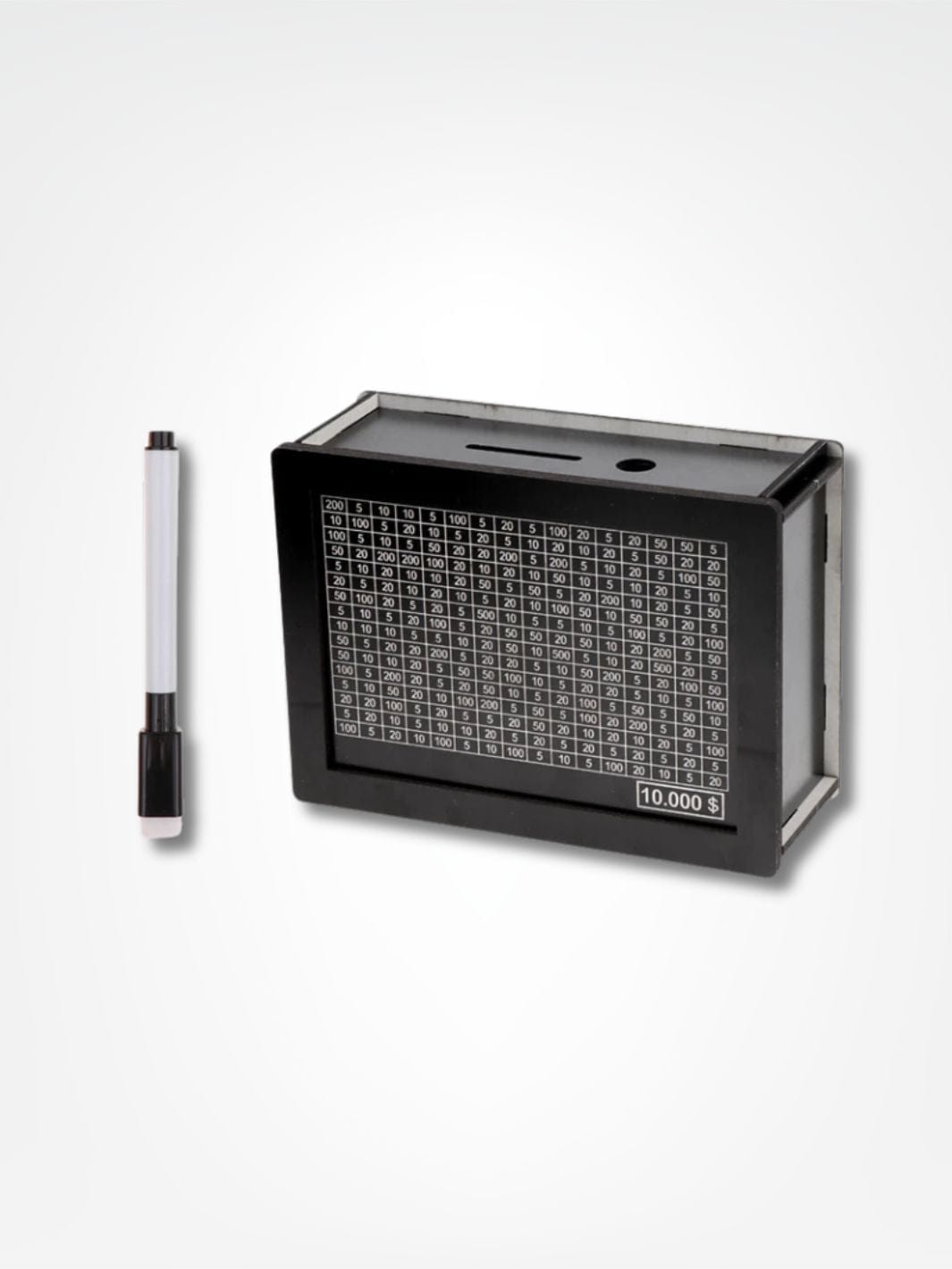 Tirelire magique japonaise <br> La kakebo noire Bois noir / 10000 €