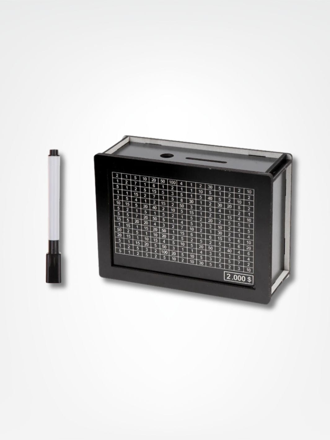 Tirelire magique japonaise <br> La kakebo noire Bois noir / 2000 €