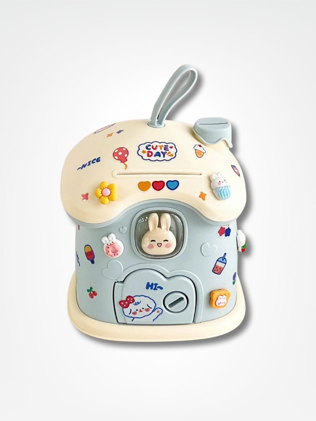 Tirelire maison <br> Maison Choupie Bleu | Kawaii