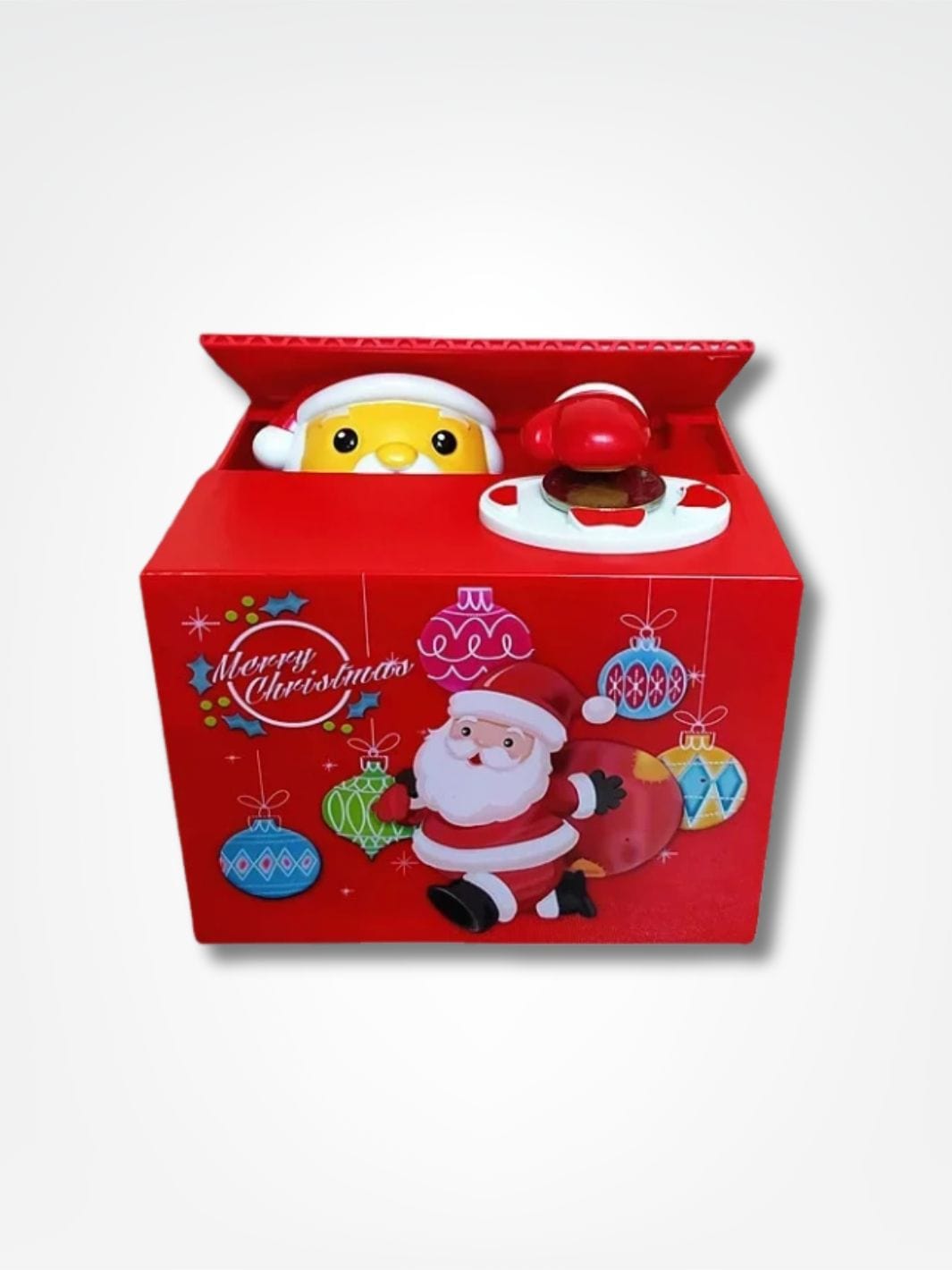 Tirelire Noël <br> Le Père Noël magique Rouge