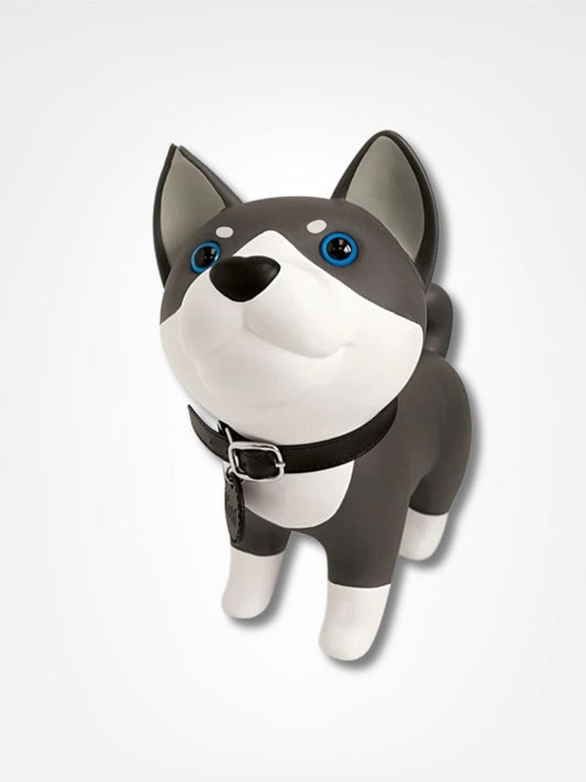 Tirelire petit chien <br> Toutou Trésor Noir