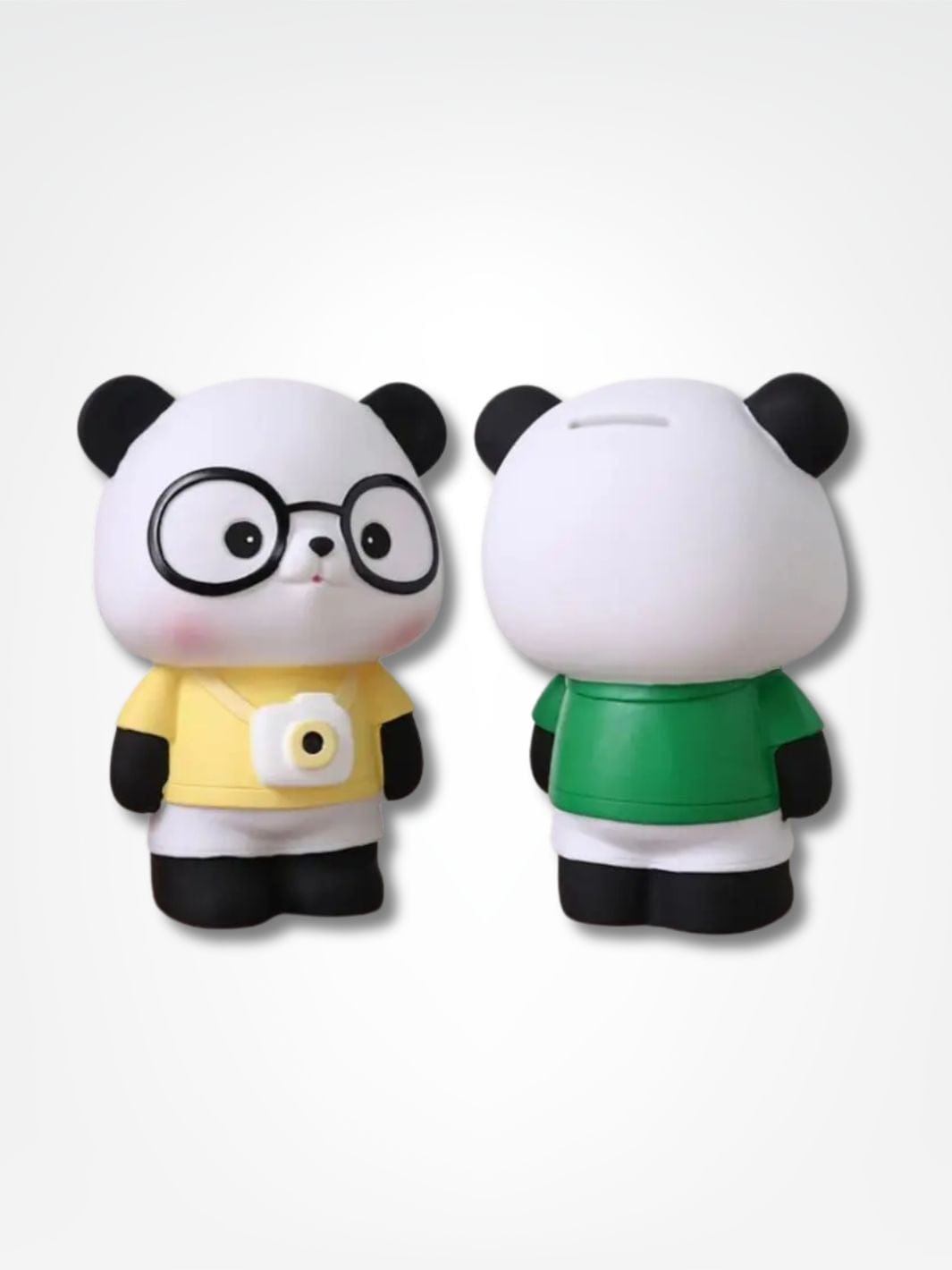 Tirelire photo <br> Le panda touriste