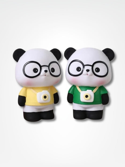 Tirelire photo <br> Le panda touriste