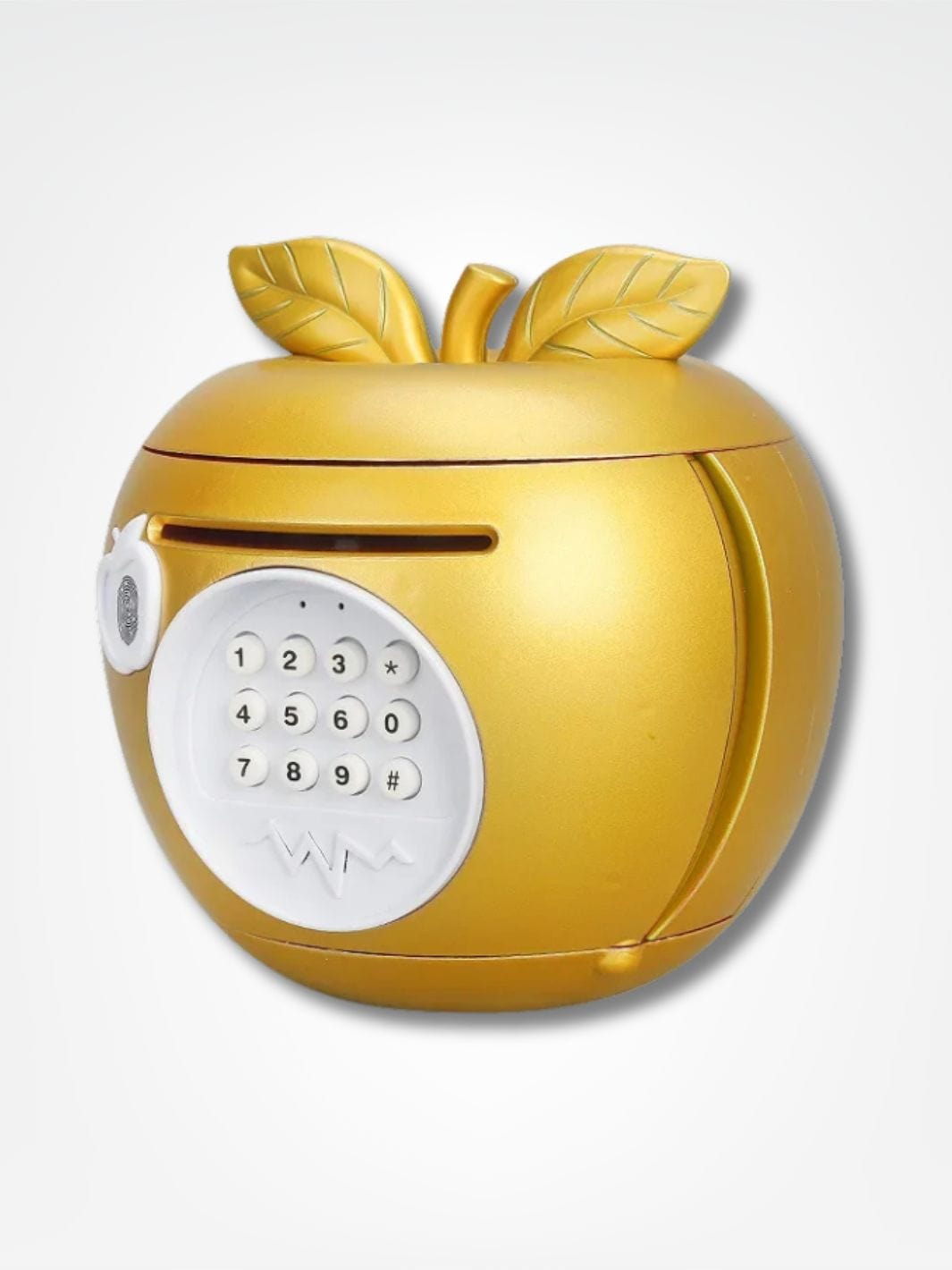 Tirelire pomme <br> Trésor Fruitier Or