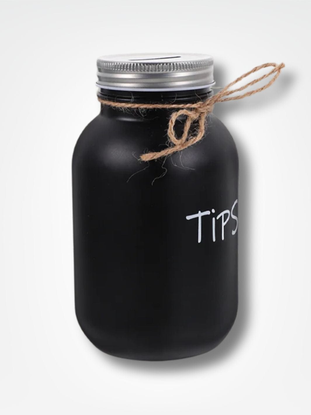 Tirelire pourboire <br> Boîte à Générosité Noir