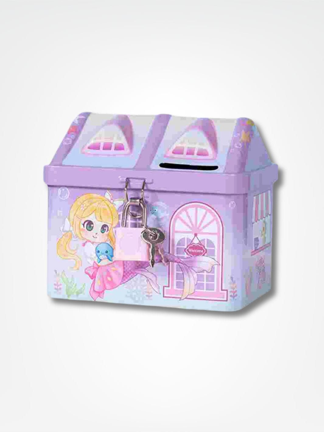 Tirelire princesse <br> La petite maison sécurisée