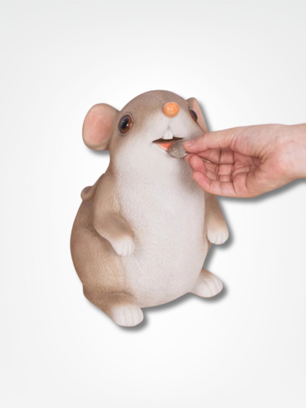 Tirelire rat <br> Rattitude Épargne Gris