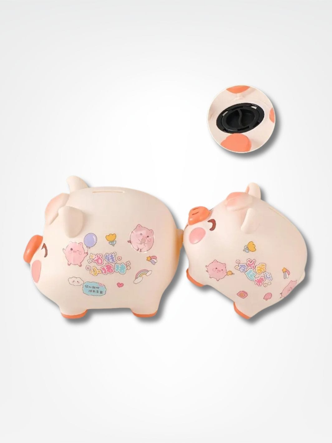 Tirelire rose <br> Le cochon kawaii