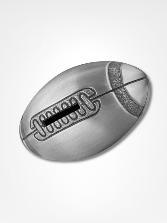 Tirelire rugby <br> Le ballon chance Métal