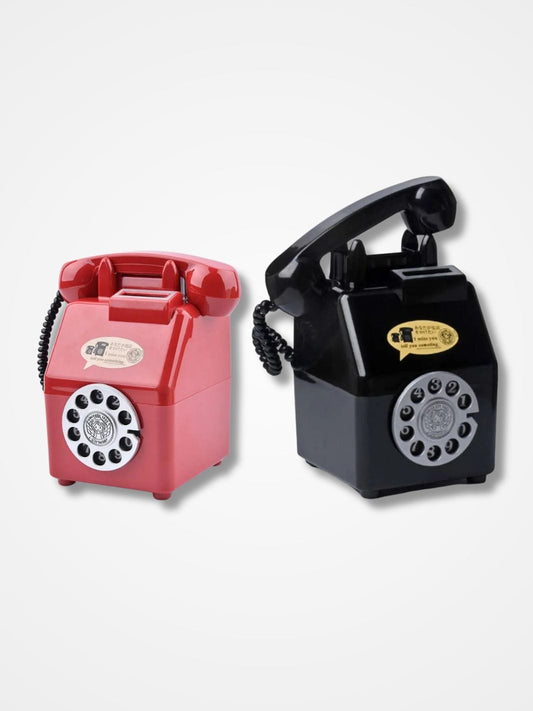 Tirelire téléphone <br> L'économie à l'ancienne