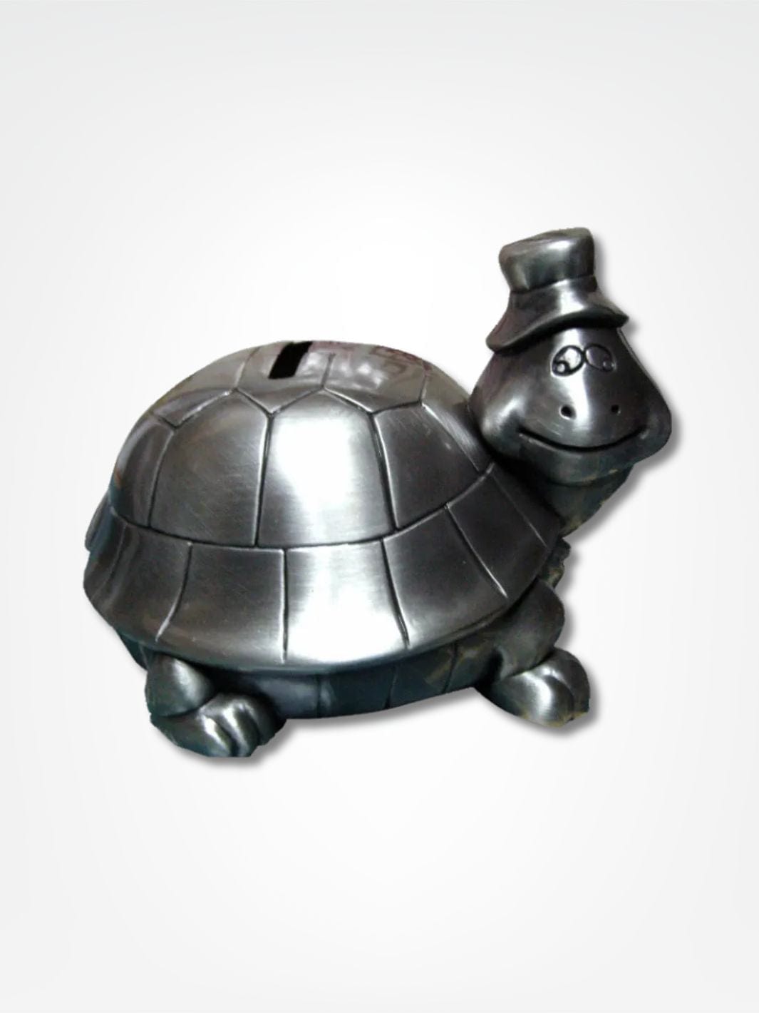 Tirelire tortue <br> Monsieur Chapeau Métal