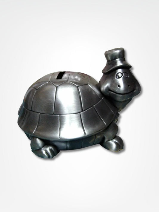 Tirelire tortue <br> Monsieur Chapeau Métal