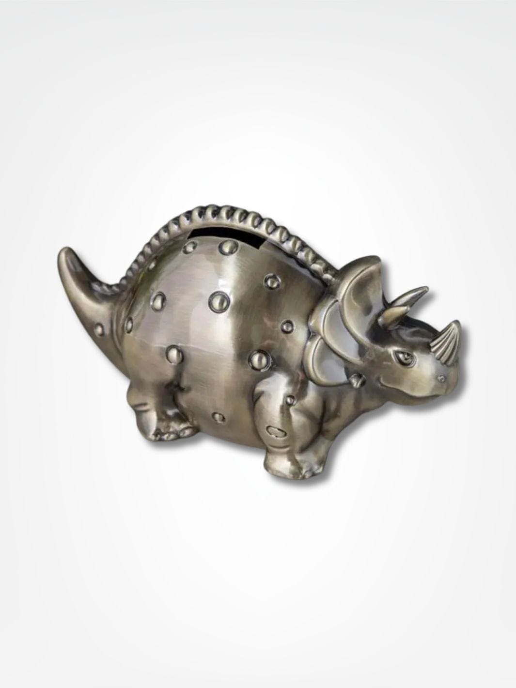 Tirelire tricératops <br> Dino'Bank Or