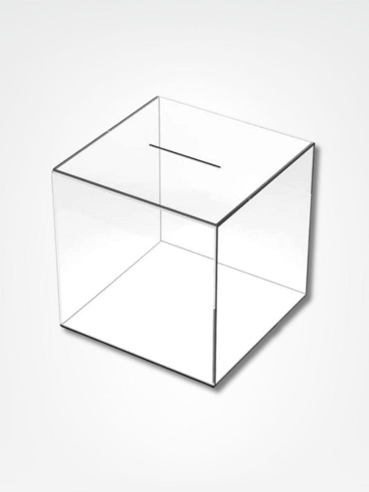 Tirelire XXL originale <br> Le cube transparent Transparent